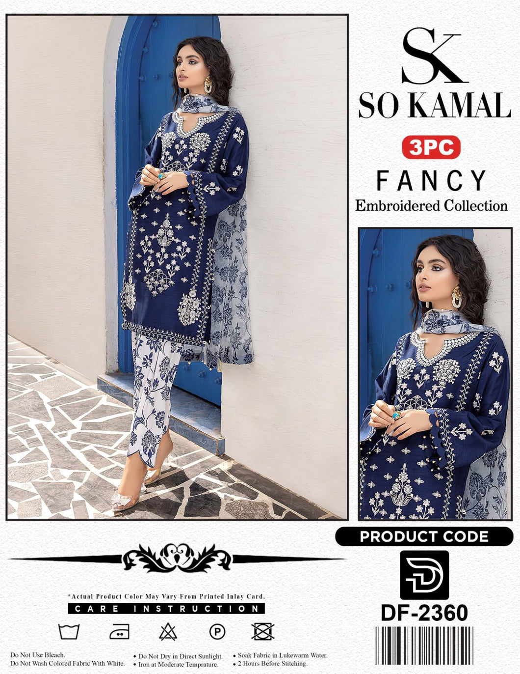 So Kamal Embroidered Lawn 2Pc Suit – Summer Collection 2025