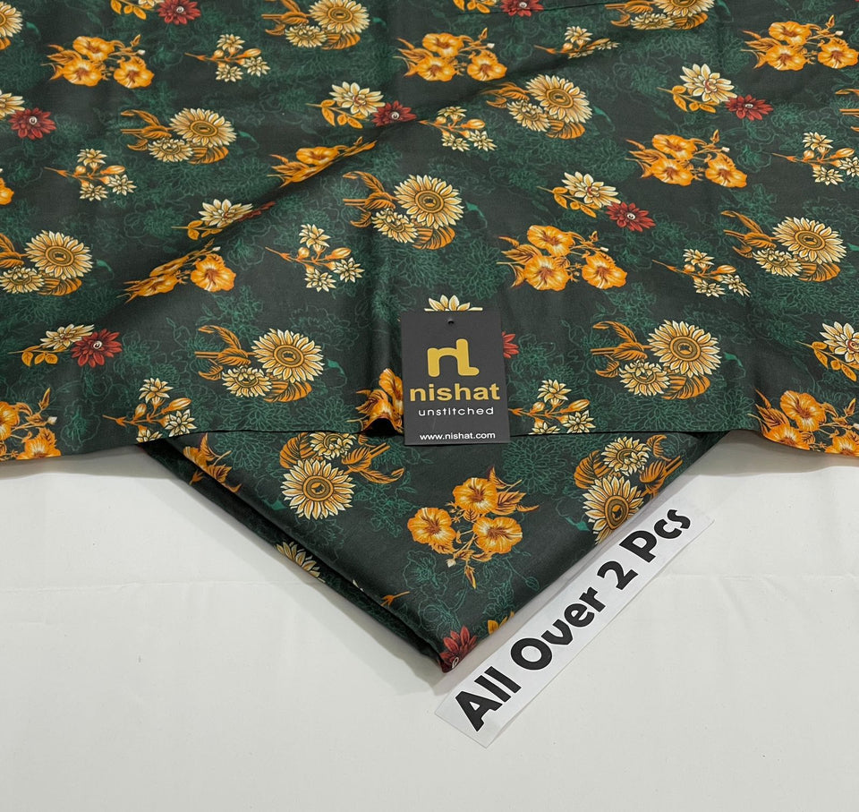 Nishat Digital Lawn 2Pc Suit – Pure Lawn Fabric (90/70)
