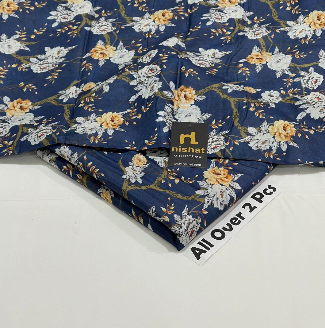 Nishat Digital Lawn 2Pc Suit – Pure Lawn Fabric (90/70)