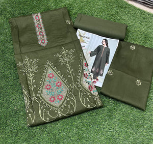 Tawakkal 2Pc Lawn Suit – Embroidered Front & Sleeves