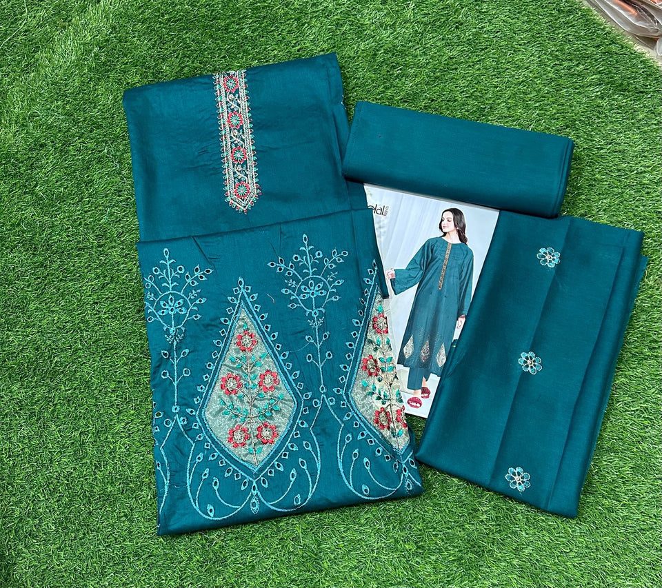Tawakkal 2Pc Lawn Suit – Embroidered Front & Sleeves