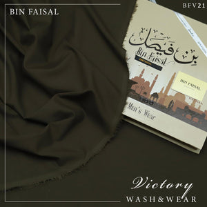 Bin Faisal Victory Wash & Wear – 100% Pure Luxury | 4 Meters