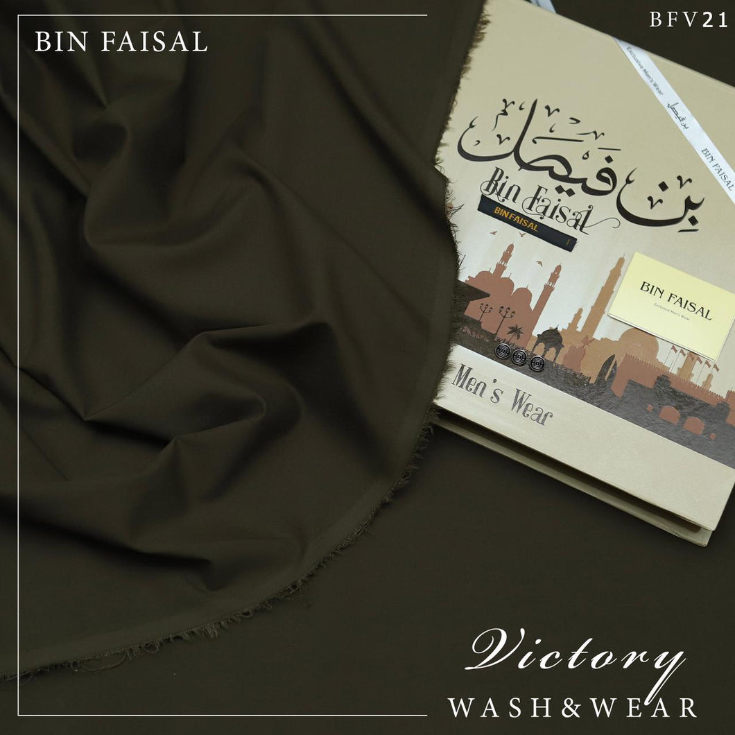 Bin Faisal Victory Wash & Wear – 100% Pure Luxury | 4 Meters