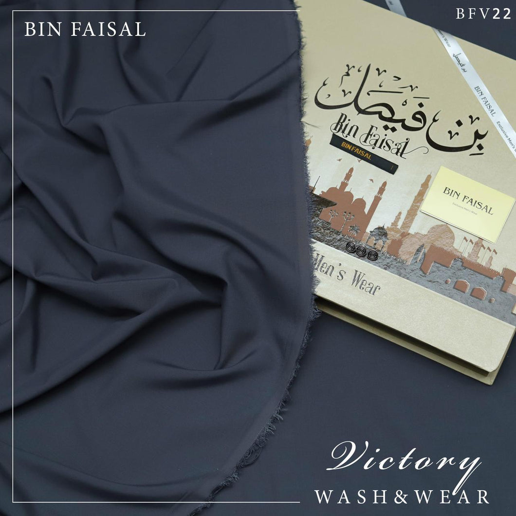 Bin Faisal Victory Wash & Wear – 100% Pure Luxury | 4 Meters