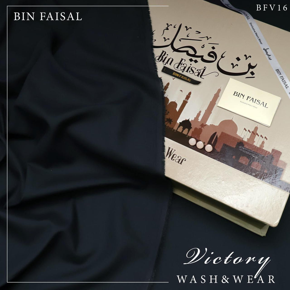 Bin Faisal Victory Wash & Wear – 100% Pure Luxury | 4 Meters