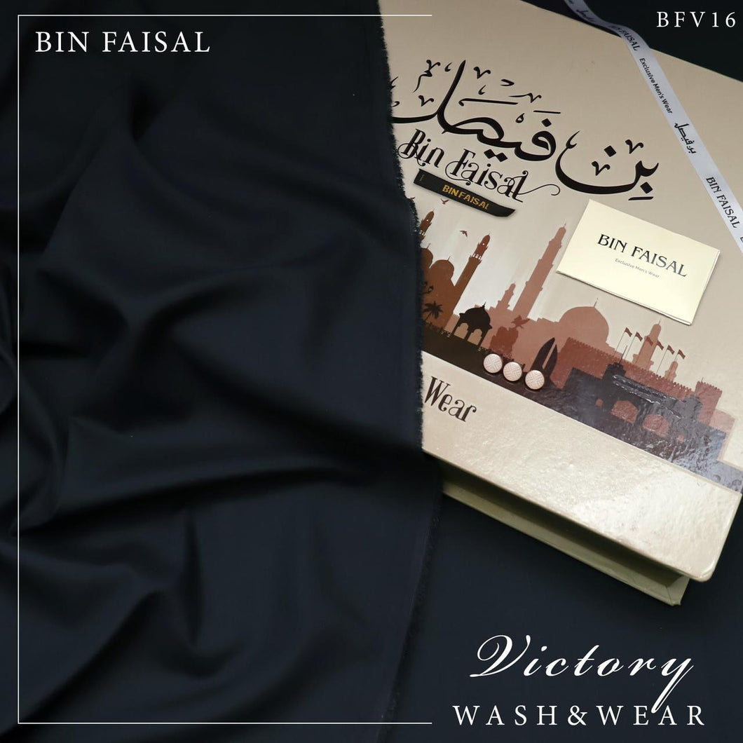 Bin Faisal Victory Wash & Wear – 100% Pure Luxury | 4 Meters