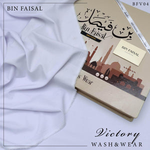 Bin Faisal Victory Wash & Wear – 100% Pure Luxury | 4 Meters