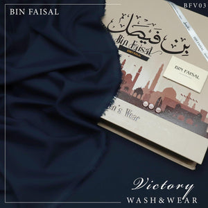 Bin Faisal Victory Wash & Wear – 100% Pure Luxury | 4 Meters