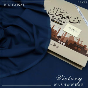 Bin Faisal Victory Wash & Wear – 100% Pure Luxury | 4 Meters
