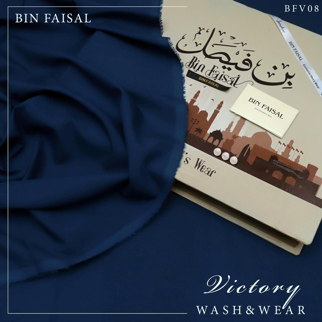 Bin Faisal Victory Wash & Wear – 100% Pure Luxury | 4 Meters