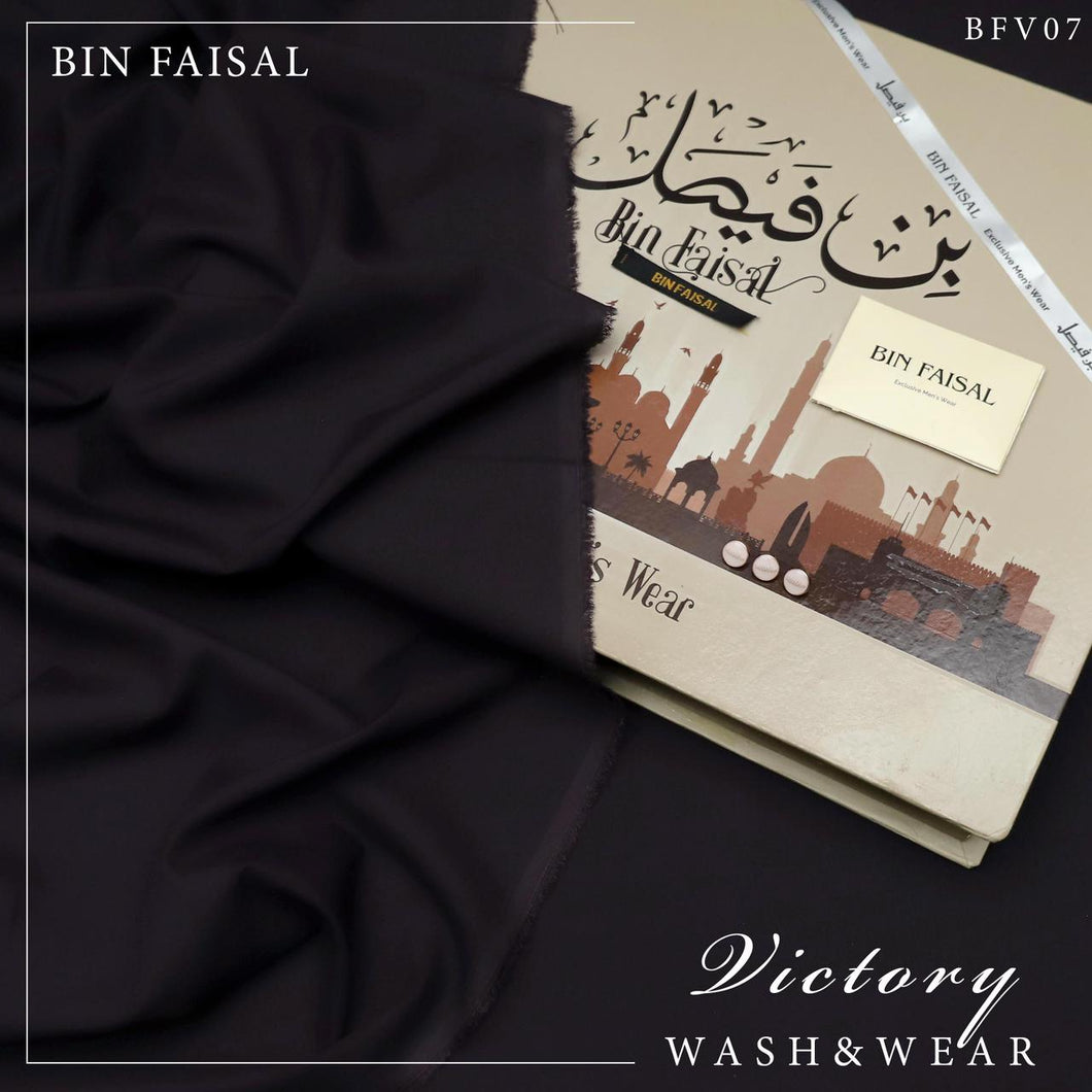 Bin Faisal Victory Wash & Wear – 100% Pure Luxury | 4 Meters