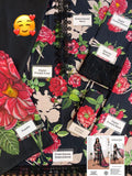 Baroque Embroidered Lawn 3Pc Suit – Digital Printed Lawn Dupatta