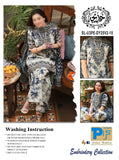 Sapphire Lawn 3PC Embroidered Neckline with Silk Dupatta (2025 Edition)