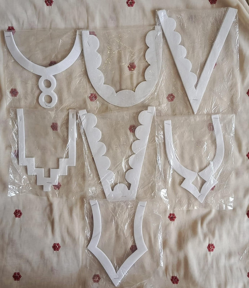 Ready-to-Use Sticky Bukram Patterns Gala & Bunch Designs