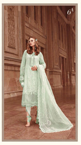 MARIA B Inspired Luxury Embroidered Organza Dress