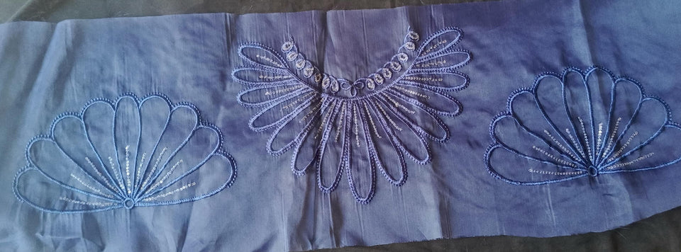 Tissue & Organza Lace Patch Set Light Sequence Design (3 Pcs)
