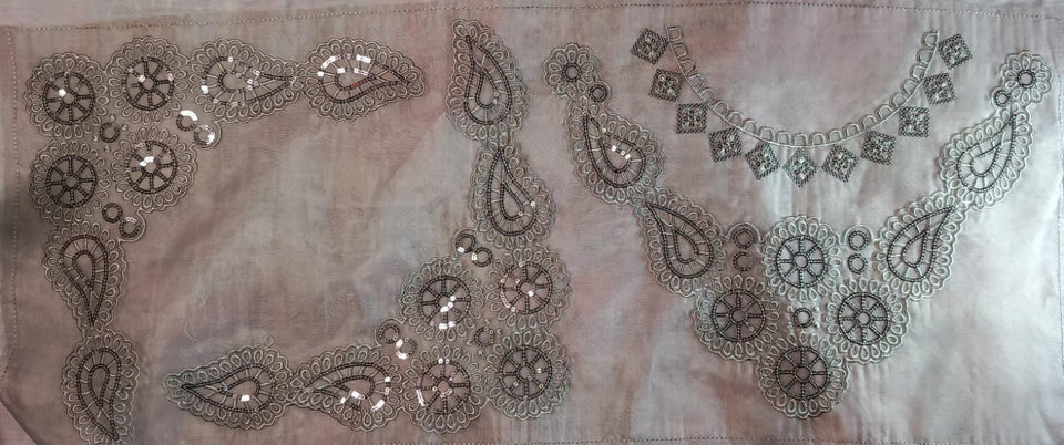 Organza Lace Patch Set Sequence Elegance (3 Pcs)