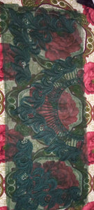 Organza Lace Patch Set Cutwork & Boring Design (3 Pcs)