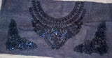 Organza Lace Patch Set Shimmer Sequence Design (3 Pcs)