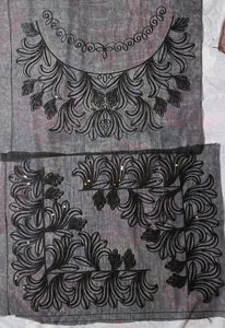 Organza Sequence Lace Patch Set Soft Sparkle (3 Pcs)