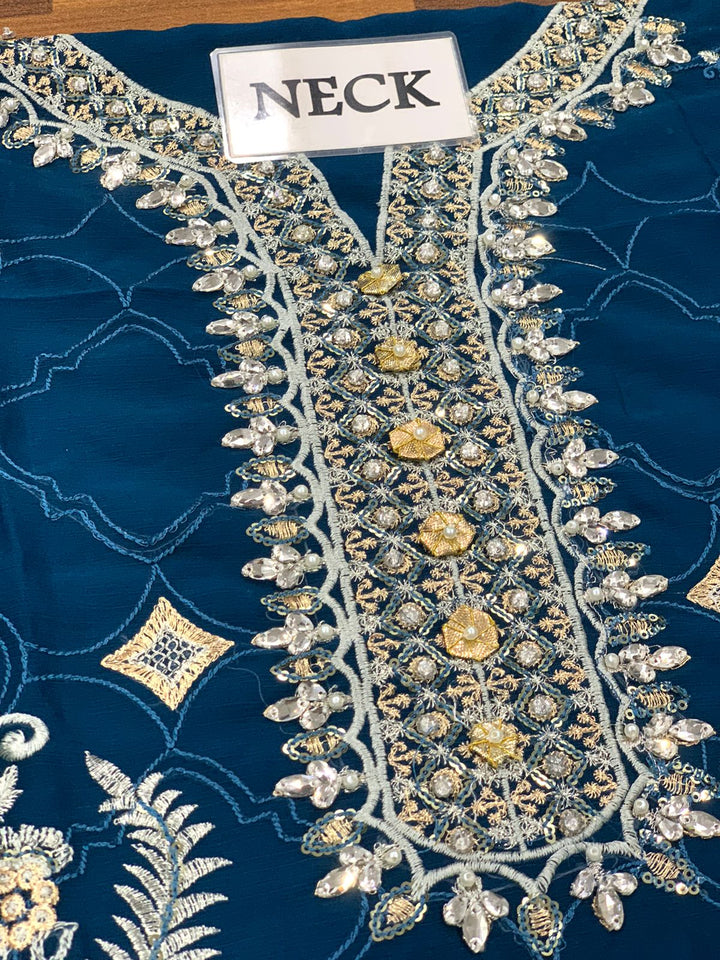 BAROQUE – Luxury Chiffon Collection 2024 | Hand Embellished 3PC