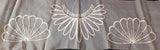 Tissue & Organza Lace Patch Set Light Sequence Design (3 Pcs)