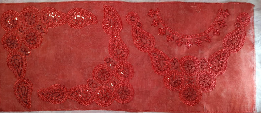 Organza Lace Patch Set Sequence Elegance (3 Pcs)