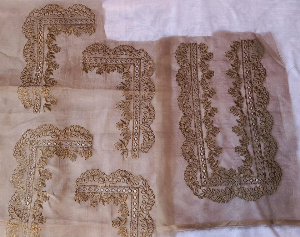 Organza Lace Patch Set Plain Elegance (5 Pcs)