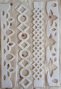 Ready-to-Use Sticky Bukram Patterns Assorted Designs