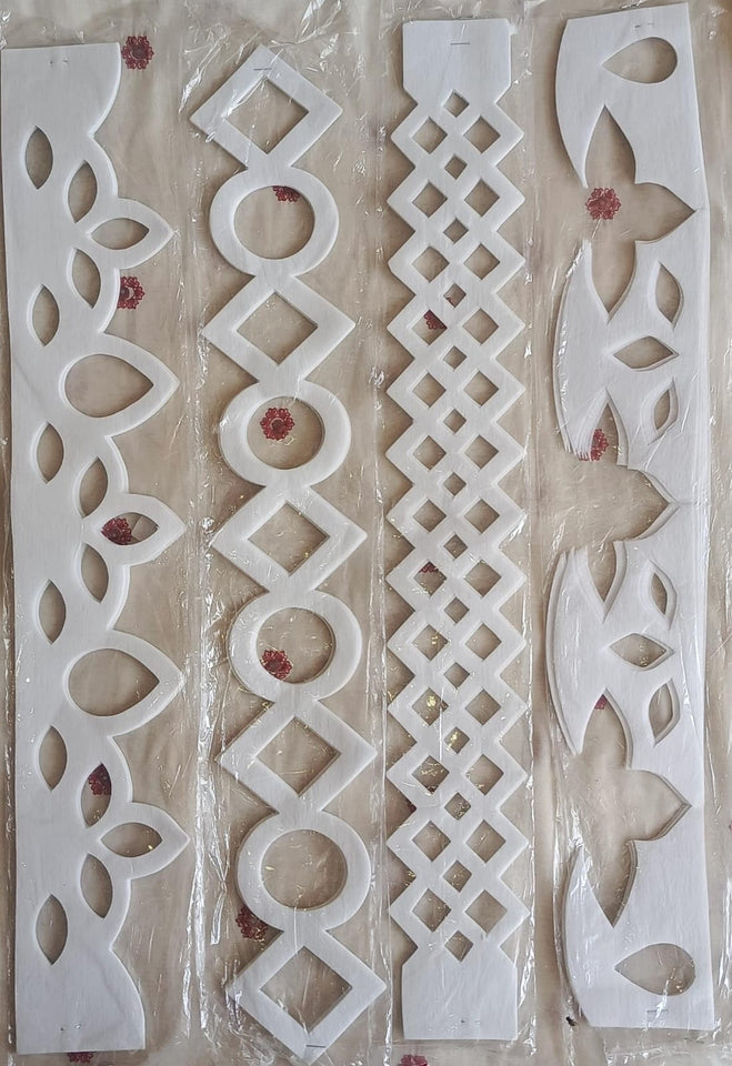 Ready-to-Use Sticky Bukram Patterns Assorted Designs