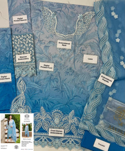 MUSHQ – Myth La Toscana Lawn Suit | Embroidered 3PC