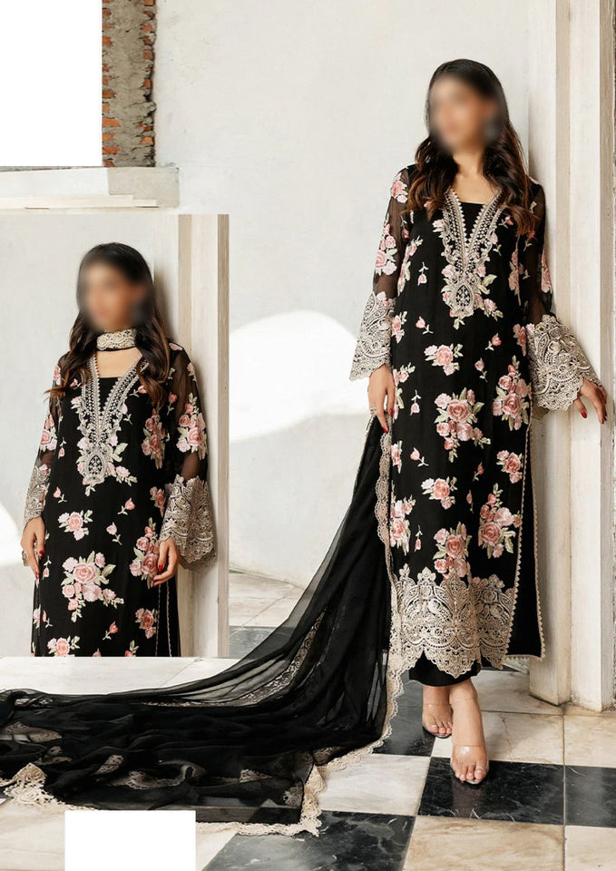 Zainab Chotani Lawn Cotton 3-Piece Suit with Chiffon Dupatta