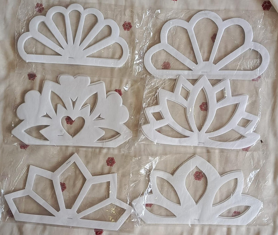 Ready-to-Use Sticky Bukram Patterns Gala & Bunch Designs