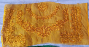 Crape Sequence Lace Patch Set Elegant Shine (3 Pcs)