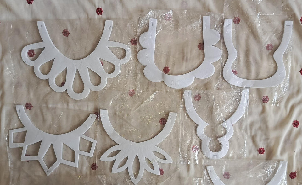 Ready-to-Use Sticky Bukram Patterns Gala & Bunch Designs