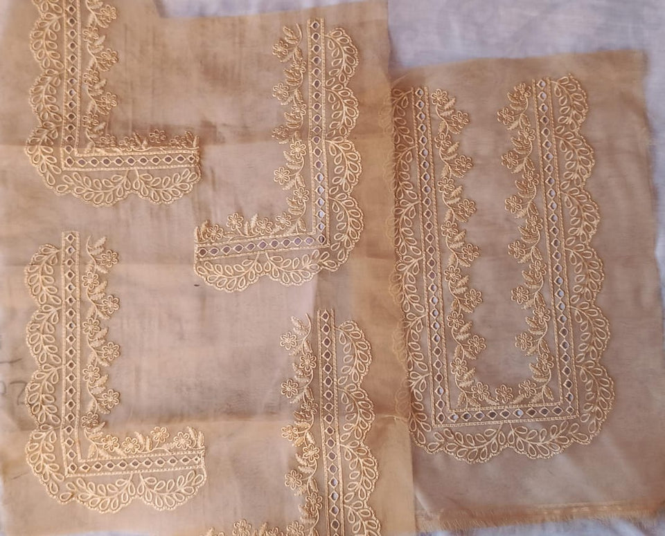 Organza Lace Patch Set Plain Elegance (5 Pcs)