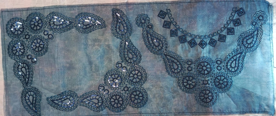 Organza Lace Patch Set Sequence Elegance (3 Pcs)