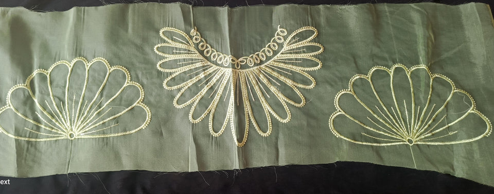 Tissue & Organza Lace Patch Set Light Sequence Design (3 Pcs)