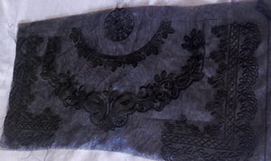 Crape Sequence Lace Patch Set Elegant Shine (3 Pcs)