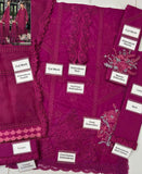 Maria.B – MBL-09-23 | Cotton & Organza 3-Piece Unstitched Suit