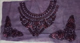 Organza Lace Patch Set Shimmer Sequence Design (3 Pcs)
