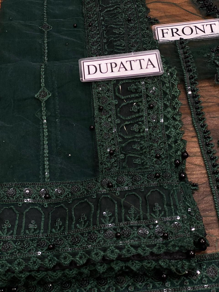 Mushq Premium Luxury Net Dress with Adda Work