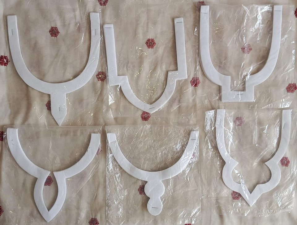 Ready-to-Use Sticky Bukram Patterns Gala & Bunch Designs