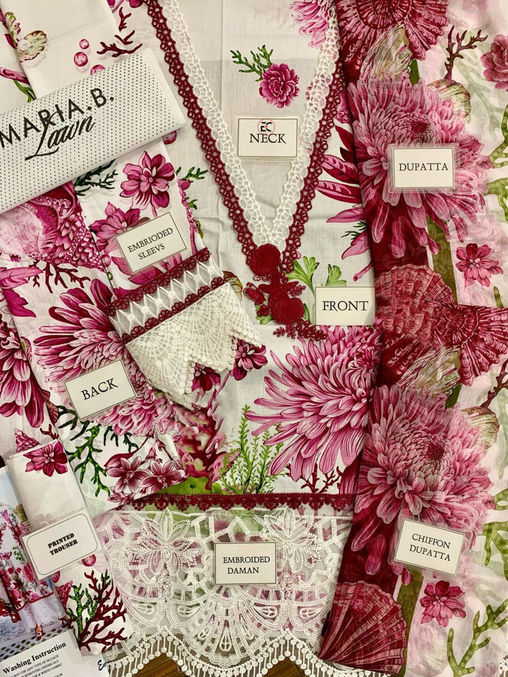 Chic Meets Classic Maria B M.Print Lawn 2025