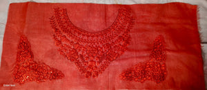 Organza Lace Patch Set Shimmer Sequence Design (3 Pcs)