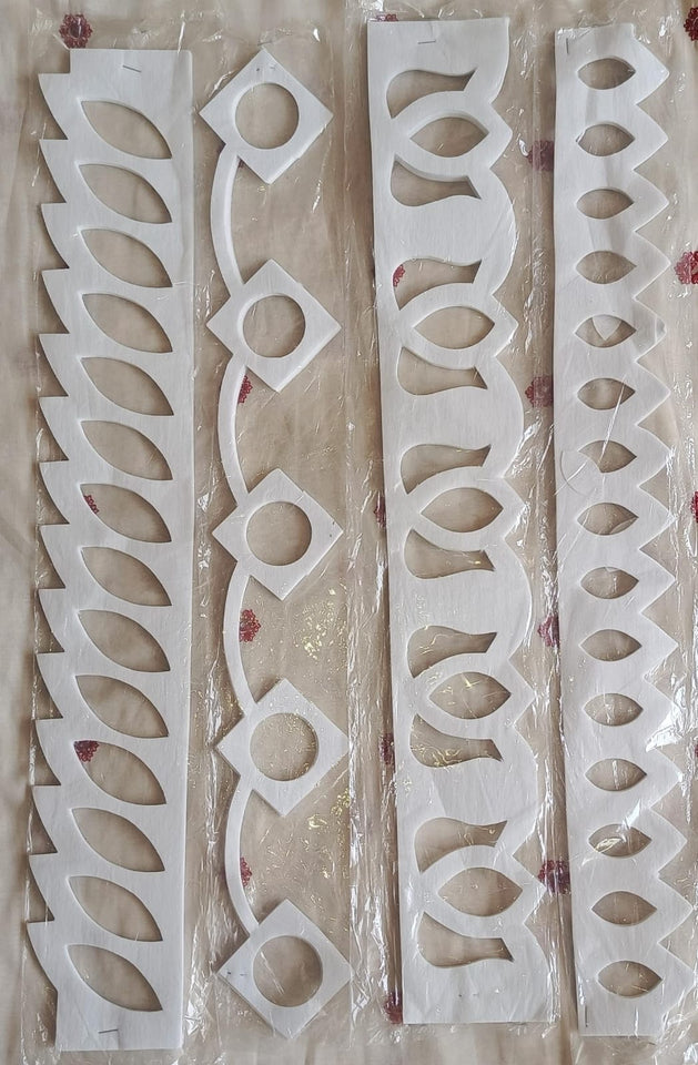 Ready-to-Use Sticky Bukram Patterns Assorted Designs