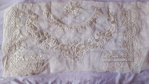 Crape Sequence Lace Patch Set Elegant Shine (3 Pcs)