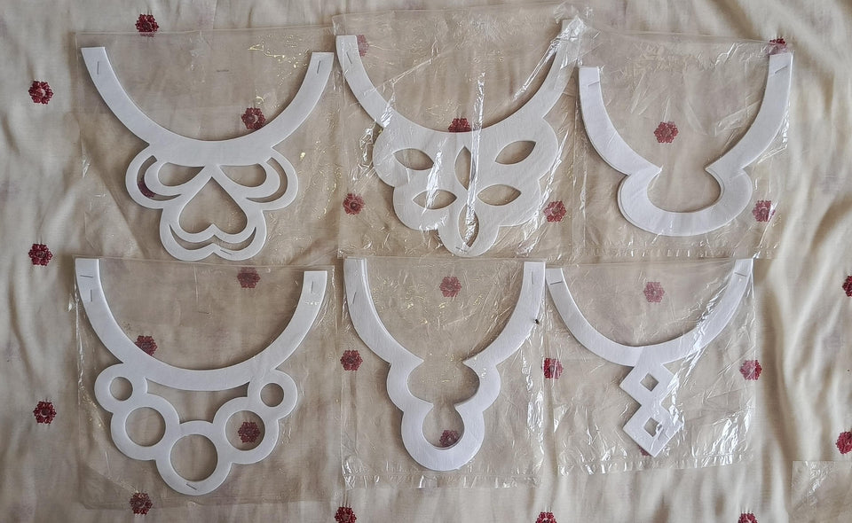 Ready-to-Use Sticky Bukram Patterns Gala & Bunch Designs