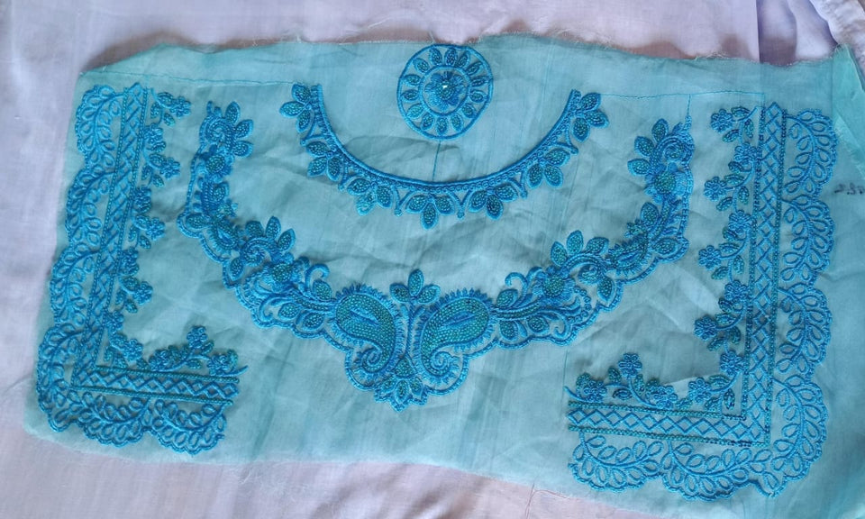 Crape Sequence Lace Patch Set Elegant Shine (3 Pcs)