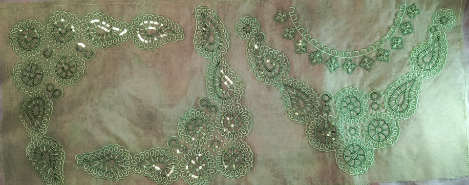 Organza Lace Patch Set Sequence Elegance (3 Pcs)